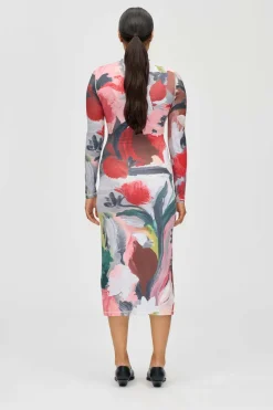 2244 Stocking Jersey, Pullover Long Sleeve Midi Dresssg-ps26-d074-2244