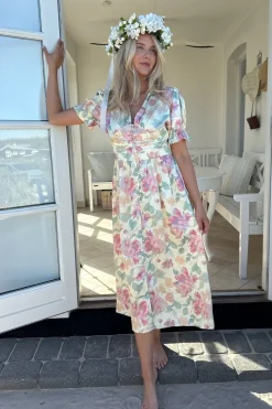 Adelic Long Ss Dress A2366