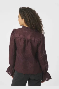 Amara Big Embroidery Blouse 163032
