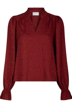 Amara Jacquard Dot Blouse 164320