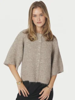 Amaya Fluffy Knit Cardigan 167529