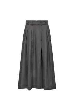 Anyacc Denim Pleat Skirt 34181