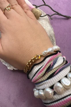Armbånd Perle & Forgyldt