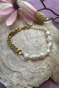 Armbånd Perle & Forgyldt