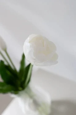 Artificial Layered Tulips White 02-174