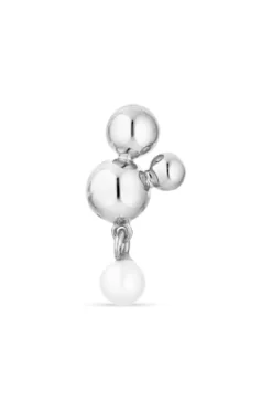 Atomic Stud w. pearl pendant