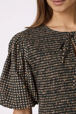 Auda Check Smock Dress 165419