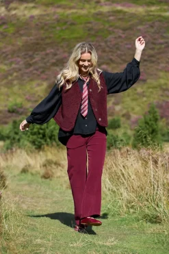 Bccora Corduroy Box Pant 40676