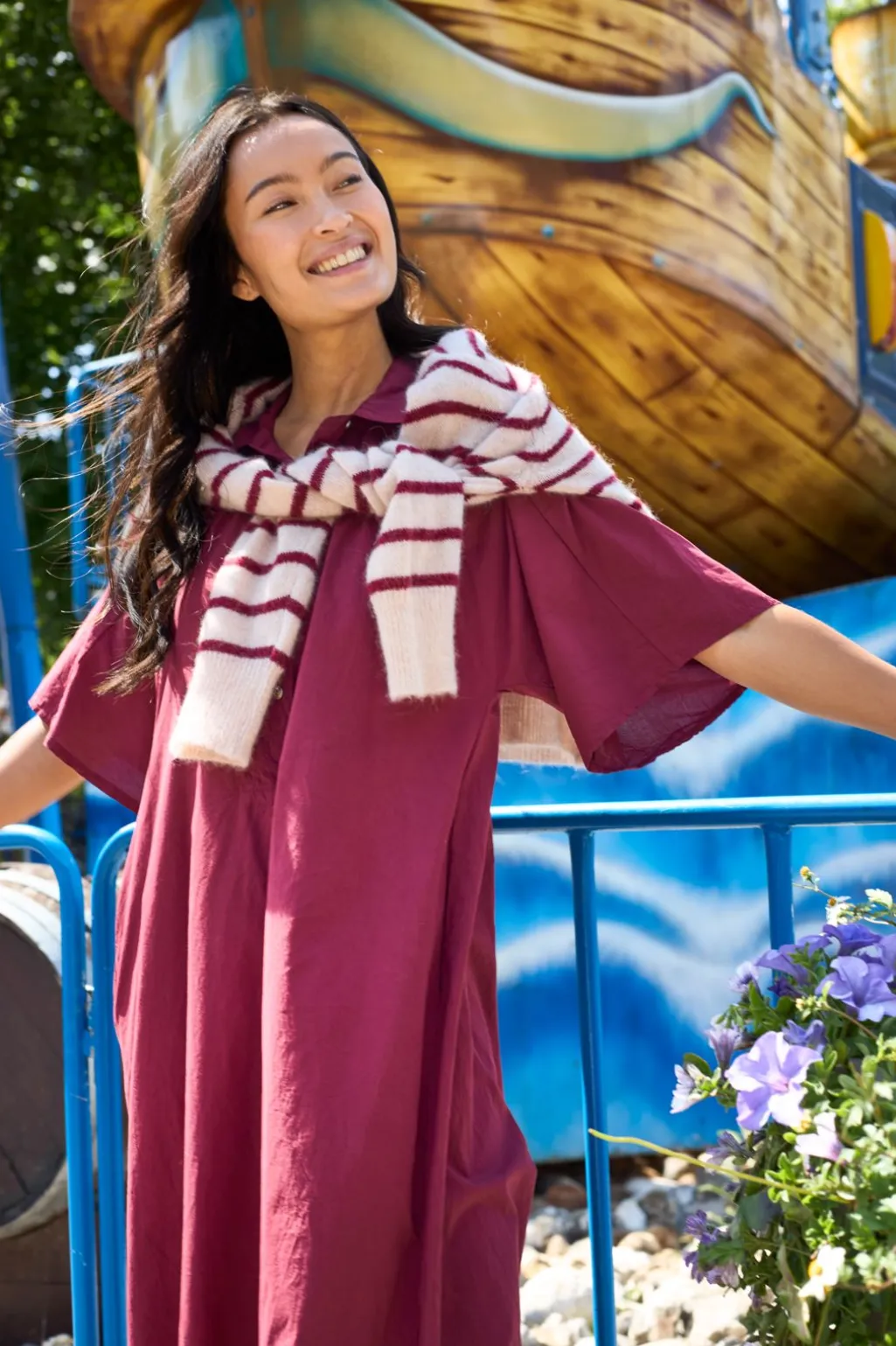 Bcdell Striped Knit Cardigan 1197