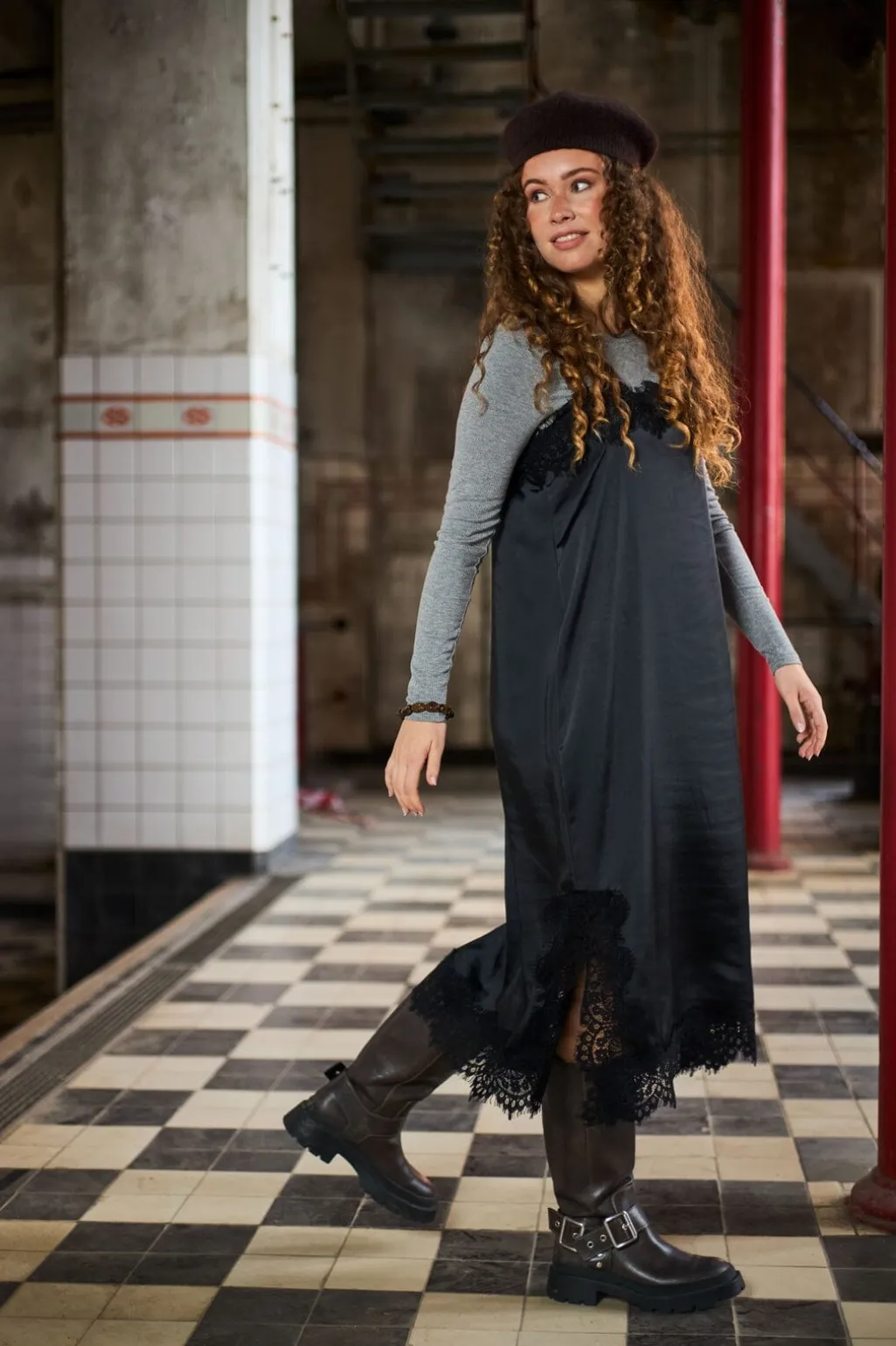 Bcevie Lace Strap Dress 41047