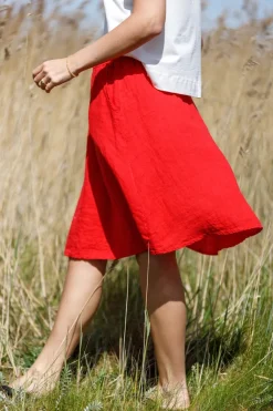 Bcmelina Short Linen Skirt 40910