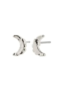 Between Moon Earrings Silver-plated 262536003