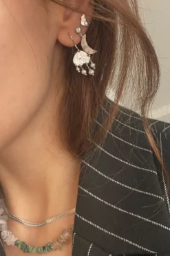 Big Goldenen Splash Earring – Elegant Pearls Silver