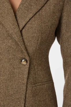 Bowie Herringbone Blazer 164866