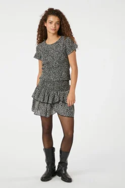 Carin Flower Check Skirt 164692