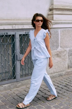 Claira Broiderie Pants