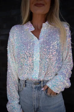 Classy Sequins Shirt