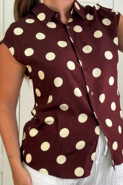 Cleo Polka Dot Blouse
