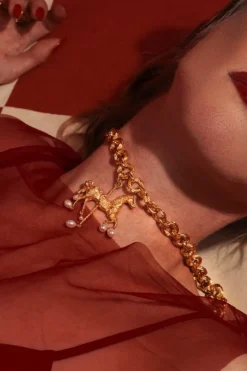 Clotho Carnival Equine Necklace