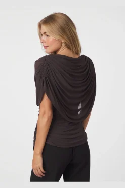 Cottuna Drapy Mesh Top 167205