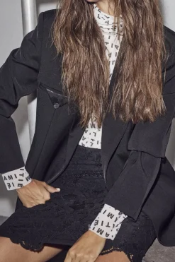 Curvey Lace Hem Pencil Skirt HL10015