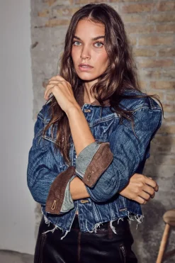 Denize Crop Denim Jacket HL10440