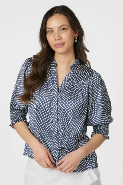 Diana Vibrant Dot Blouse 163423