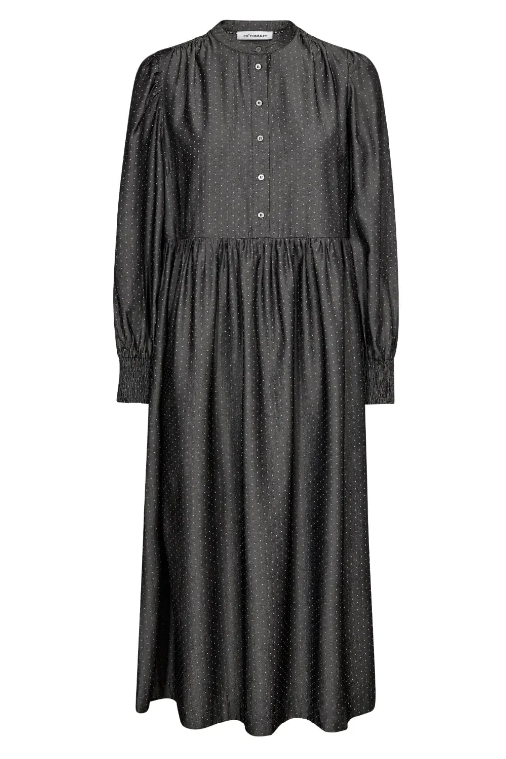 Dianacc Dot Placket Dress 36390