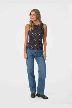 Ditty Jersey Dot Top 167487
