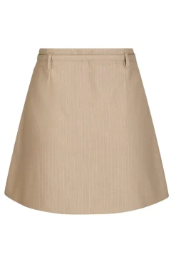 Donte Melange Pinstripe Skirt 164593