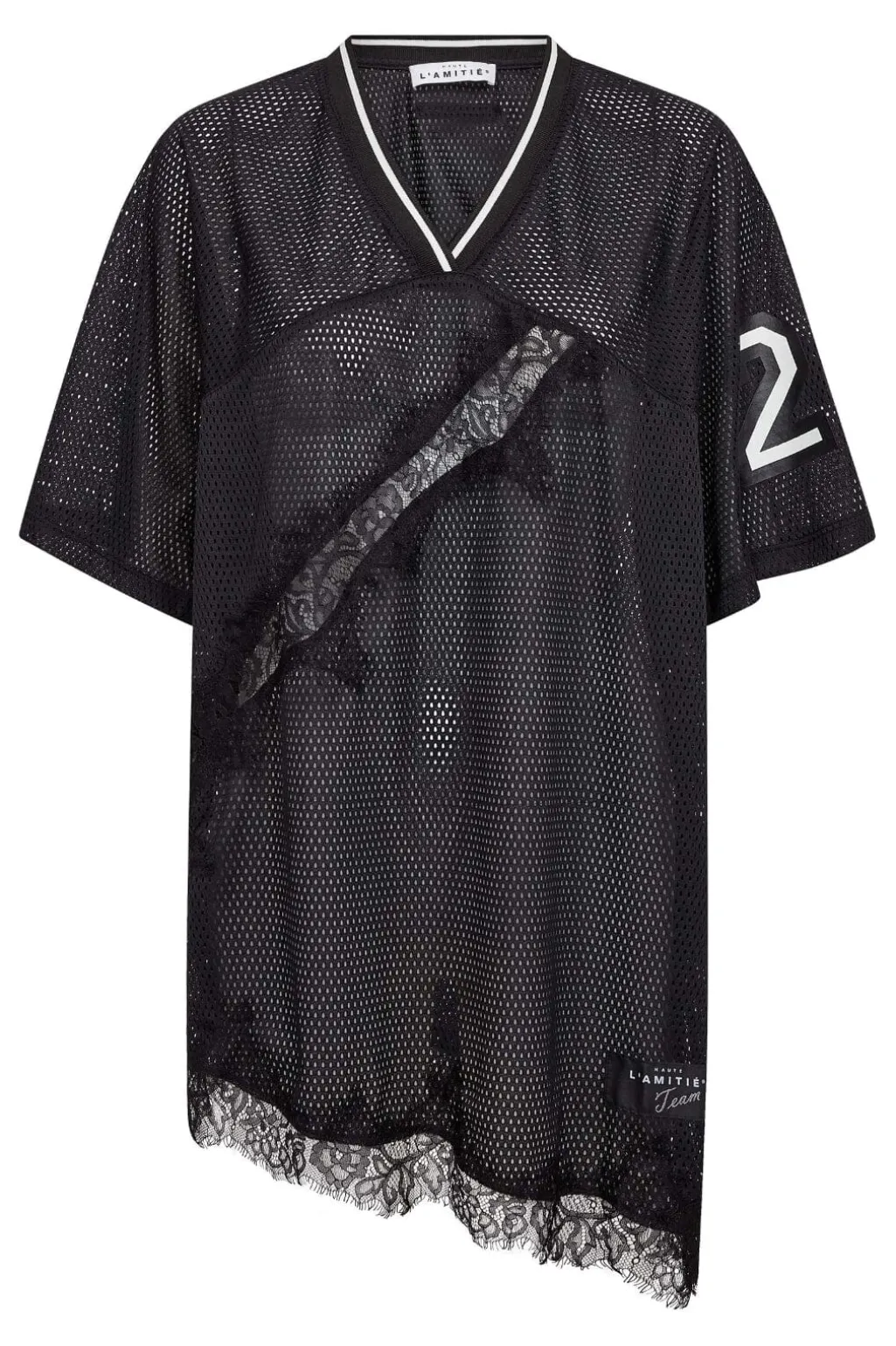 Drift Asym Lace Tee HL10553