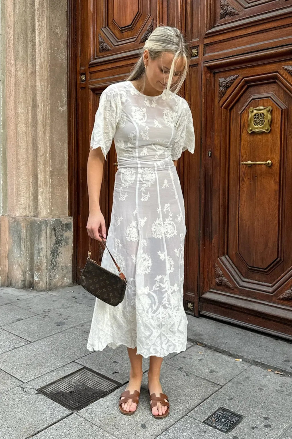 Ellinoric Lace Long Dress