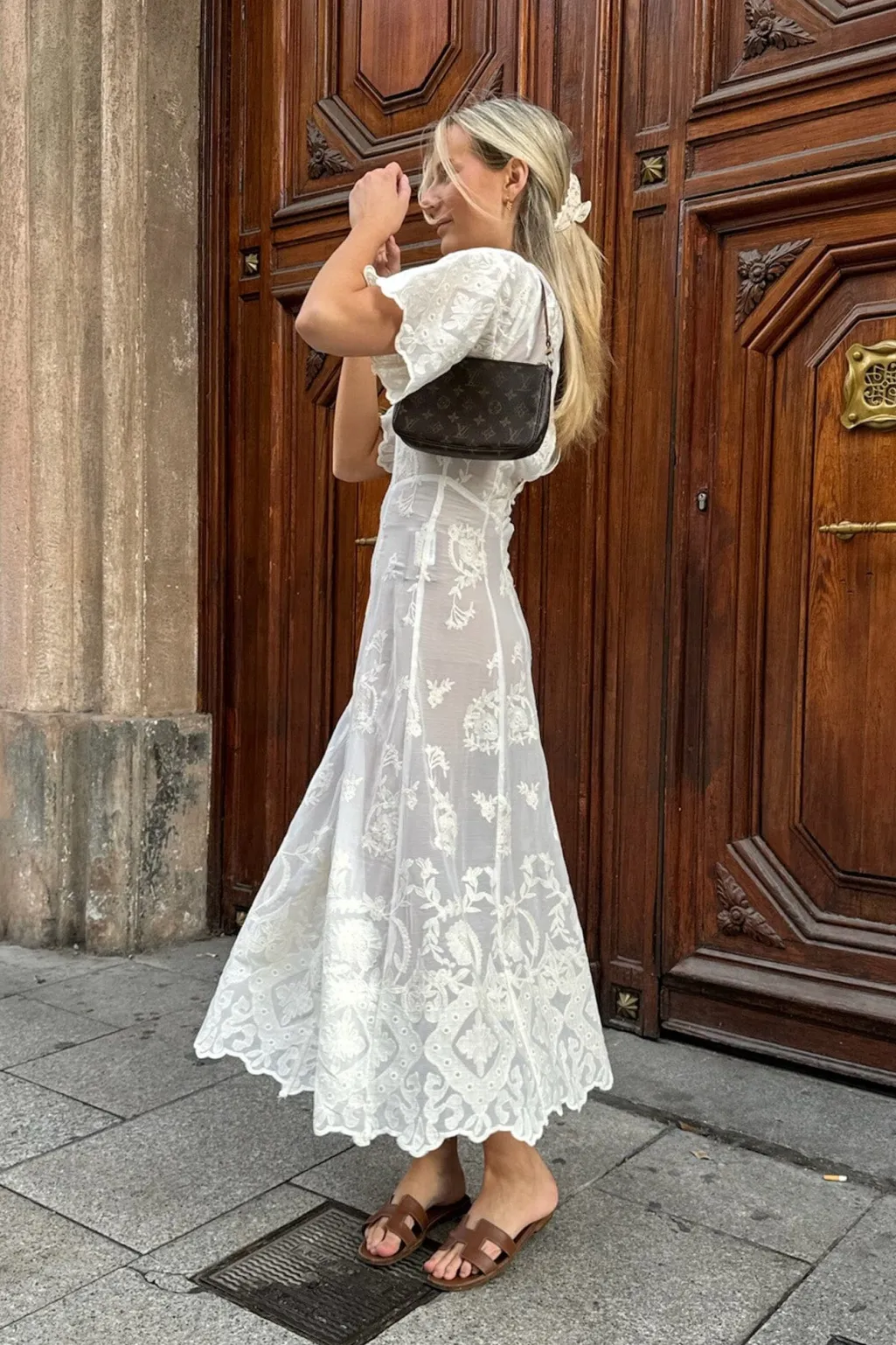 Ellinoric Lace Long Dress