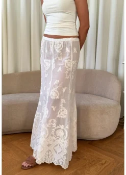 Ellinoric Lace Maxi Skirt