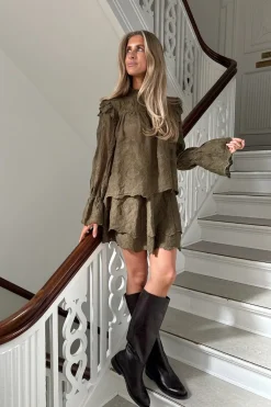 Ellinoric Lace Mini Skirt 2576