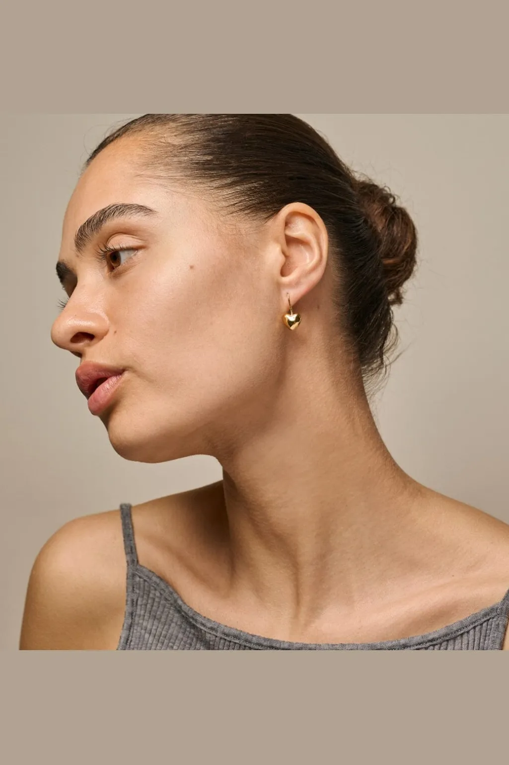 Enearrings, Poma Drop Heart E443G