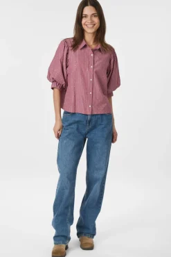 Etta Soft Stripe Stone Shirt 166416