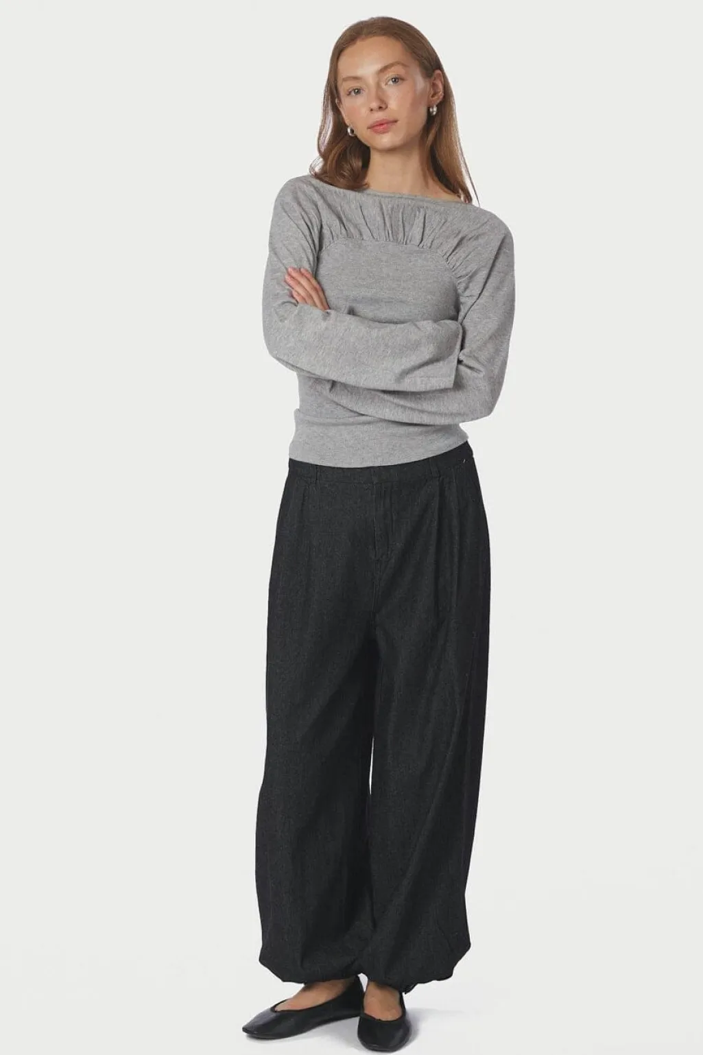 Fayla Denim Balloon Pants 167399