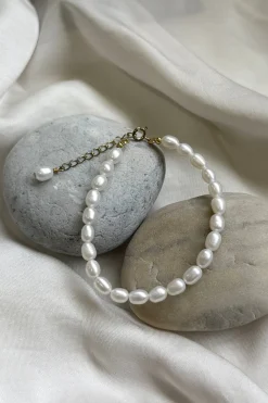 Ferskvandsperle Armbånd