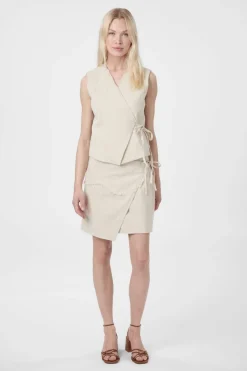 Filora Ramie Wrap Waistcoat 166243