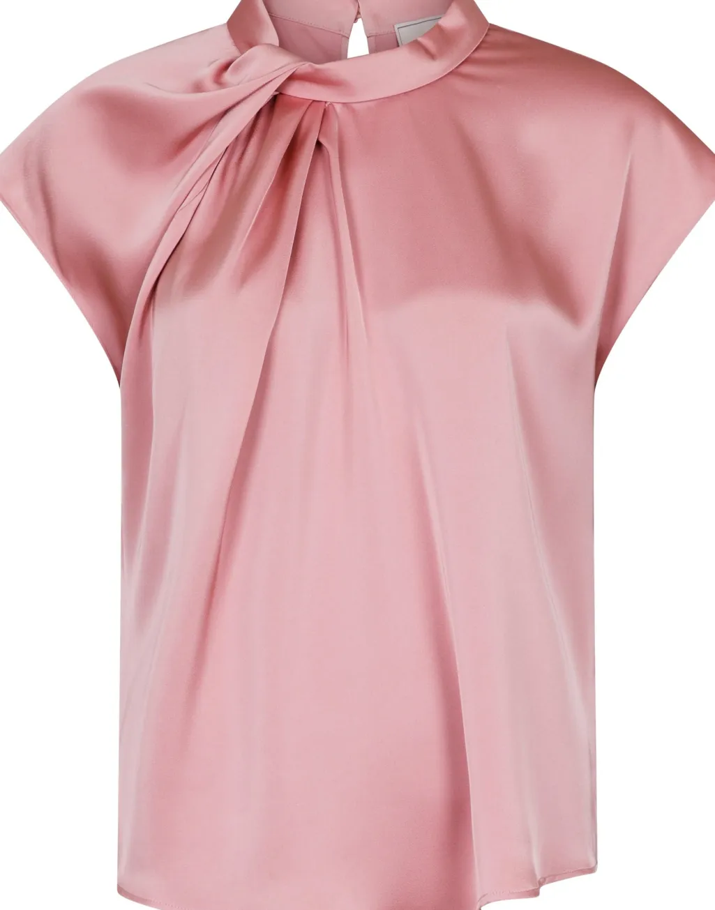Fleur Drapy Satin Blouse