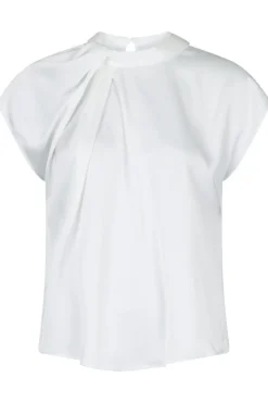 Fleur Drapy Satin Blouse