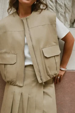 Flo Balloon Twill Vest 167190