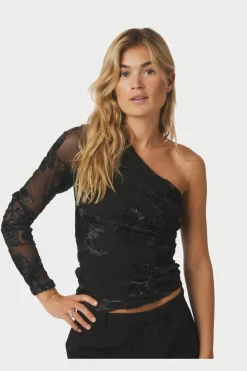 Friana Big Flower Mesh Blouse 167272