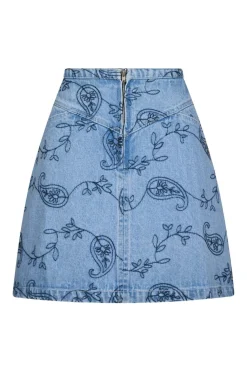 Gabani Embroidery Denim Skirt 165223