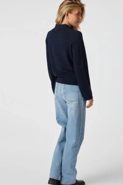 Genea Knit Polo Blouse 163891