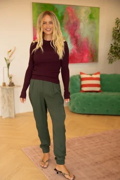 Gold Button Knit Blouse 160471