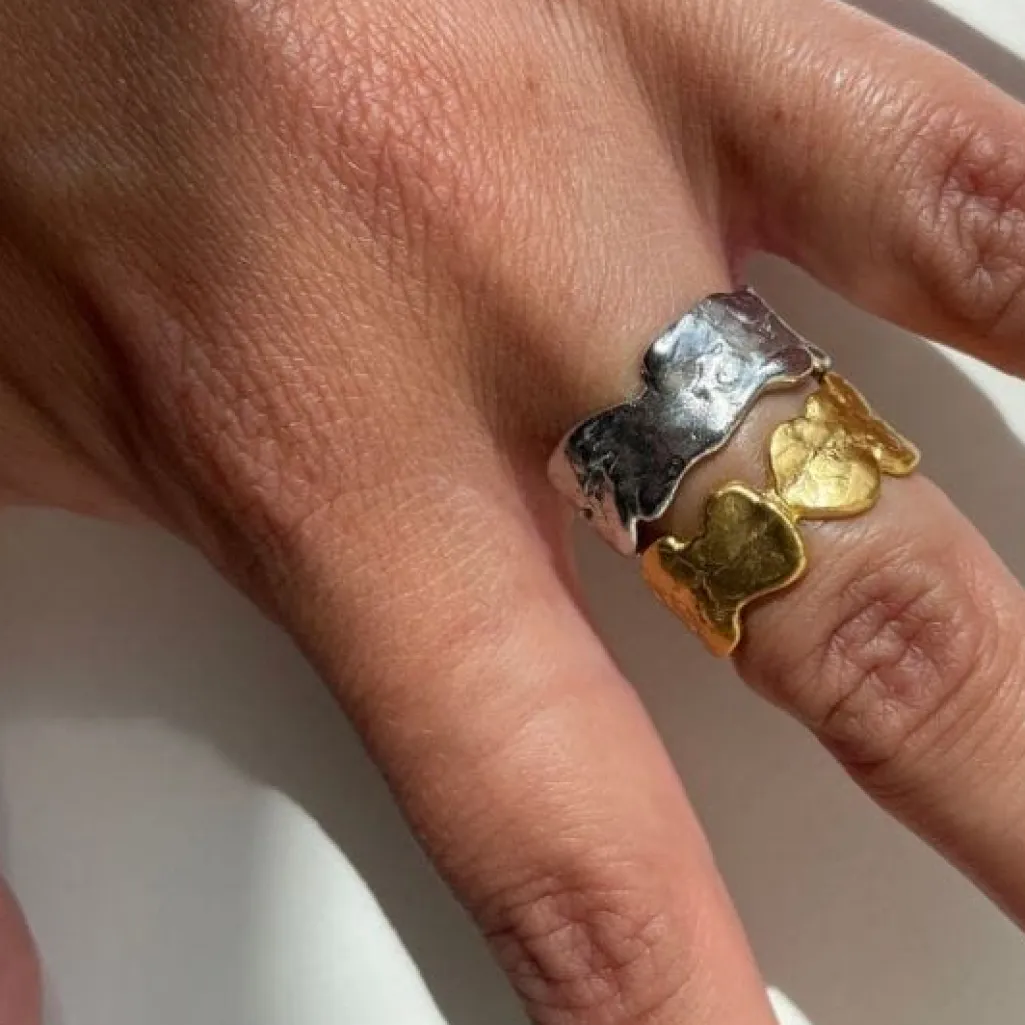 Goldenen Splash Lava Ring