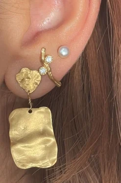 Goldenenen Reflection Earring