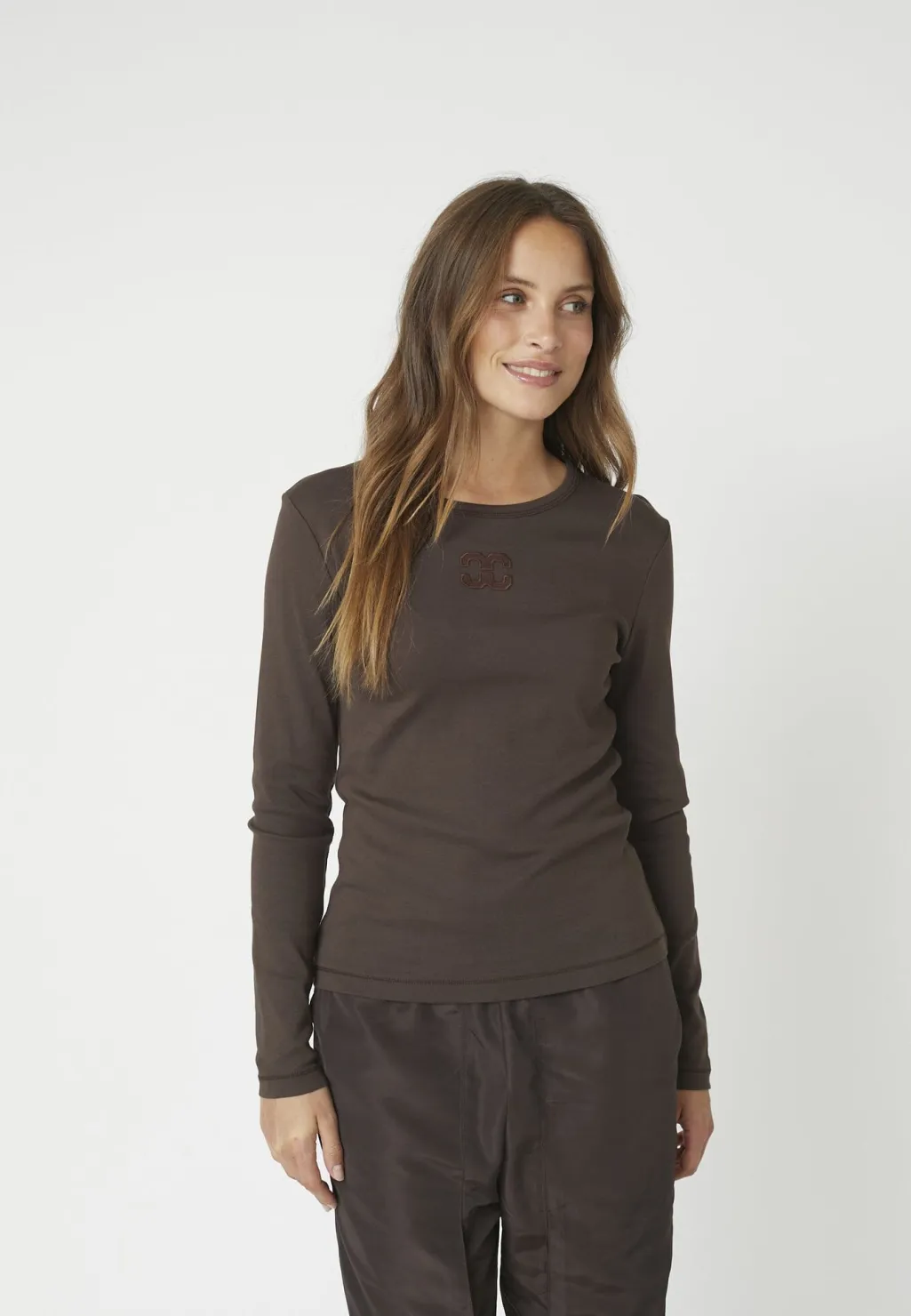 Grannycc Embroidery Ls Tee 33180